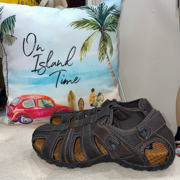 Nunn Bush Walk NWT!  Rio Bravo Fisherman Sandals Brown Closed Toe Sandals main image 7